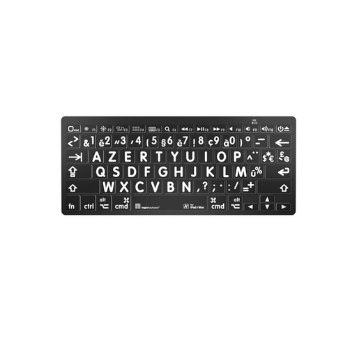 Mini clavier Bluetooth XL Print gros caractères pour Apple Mac OSX et iOS